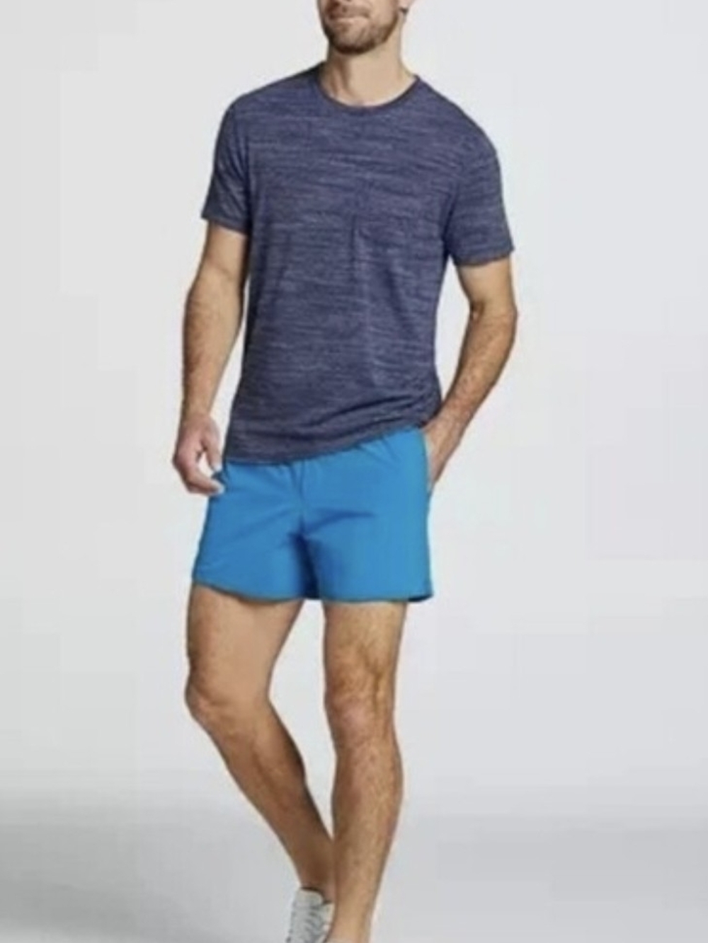 VRST Blue Tide Athletic Training Shorts Mesh Lining MEN Sz M